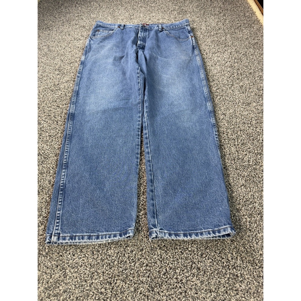 Wrangler 31MWZ Cowboy Cut Original Fit Jeans Men's Size 38X30 Blue Western